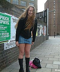 Faye Rampton Pissing In Public